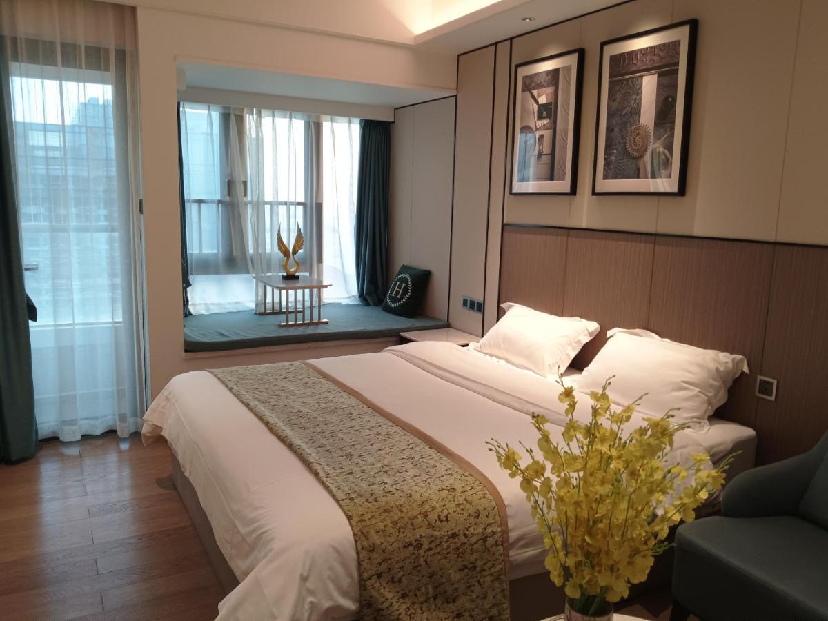 Royal Executive Apartment, Shenzhen World Exhibition & Convention Center, Nearby Shenzhen World North Metro St Ation Exterior foto