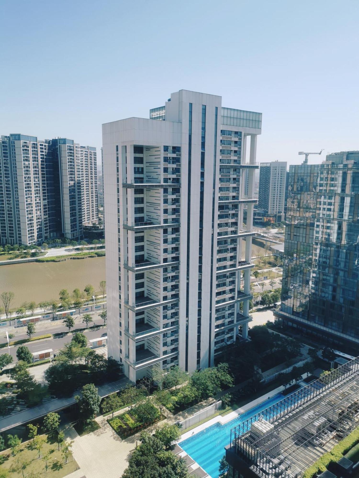 Royal Executive Apartment, Shenzhen World Exhibition & Convention Center, Nearby Shenzhen World North Metro St Ation Exterior foto